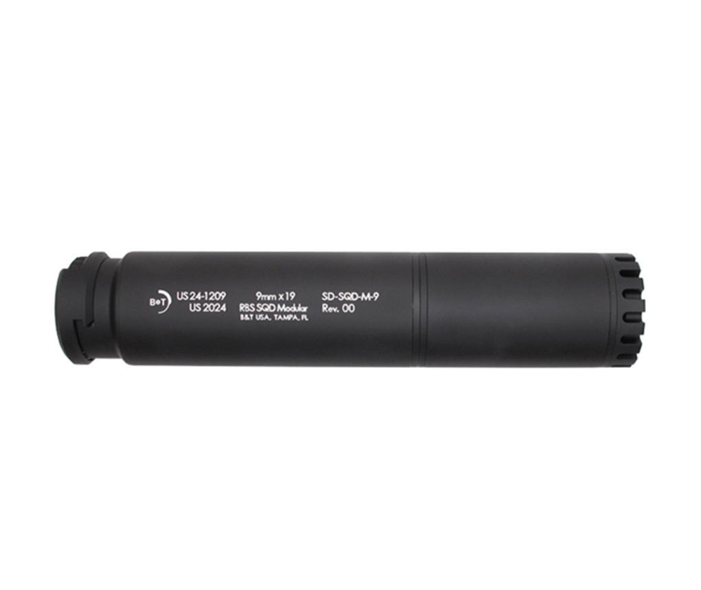 WII TECH B&T SQD-M-9タイプ 6061アルミサプレッサー VFC MP5/SCW-9 GBBシリーズ対応