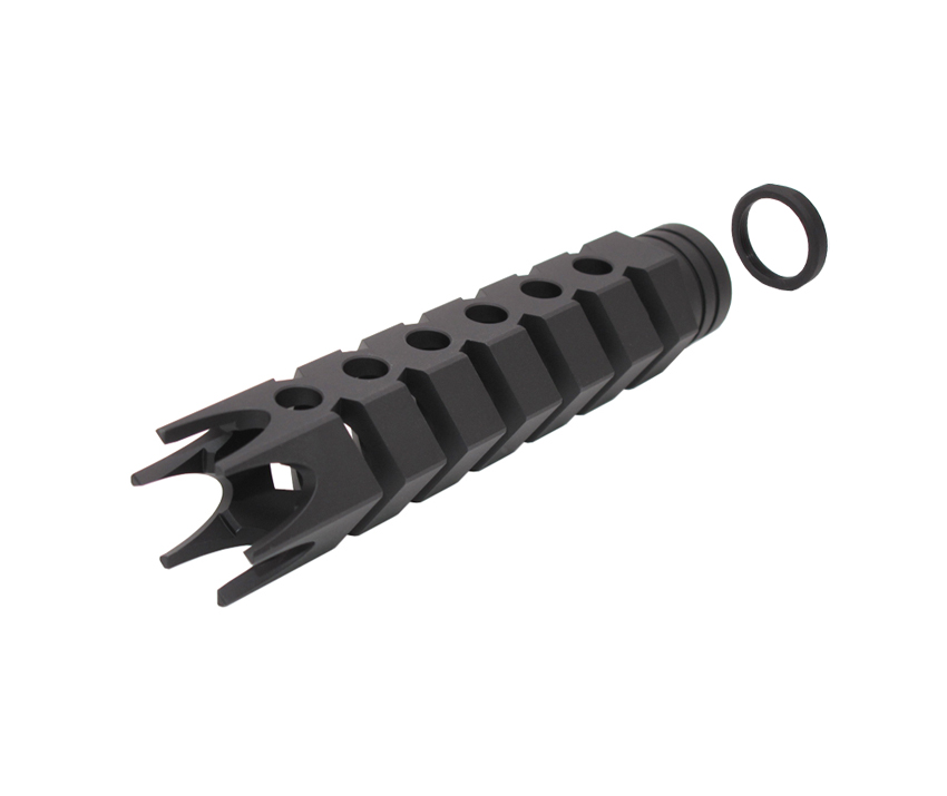 WII TECH Tromix Monster Clawタイプ アルミマズルブレーキ マルイ SAIGA-12K GBBショットガン対応