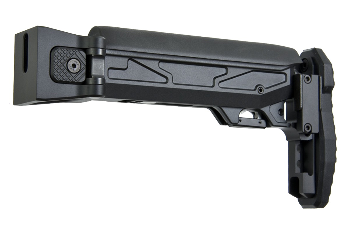5KU крукタイプ フォールディングストック BK 東京マルイ AKM GBB対応