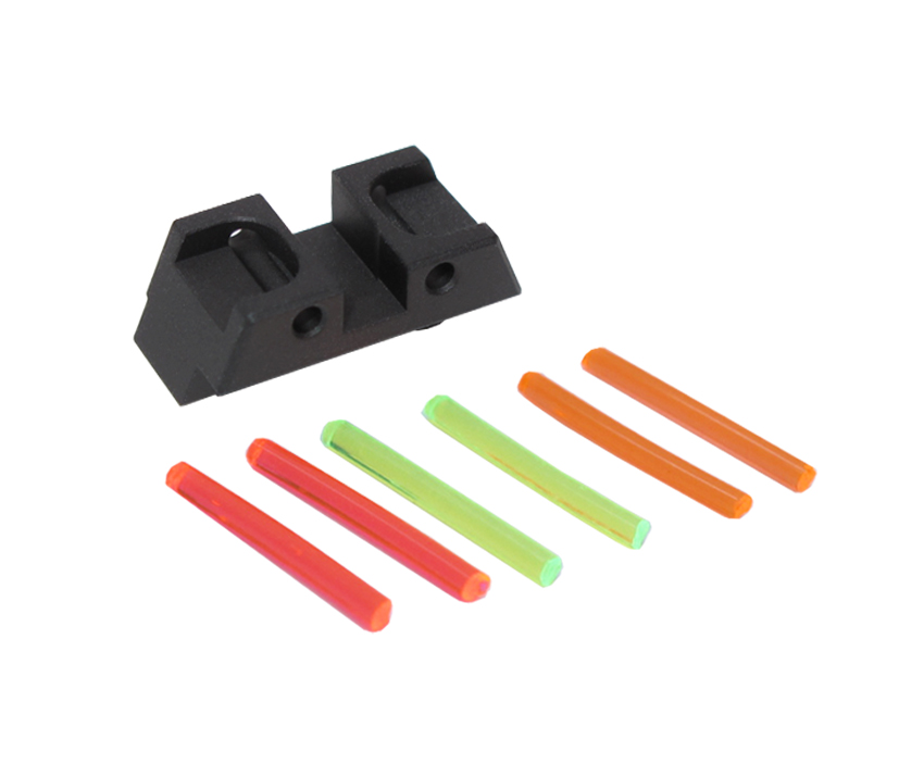 WII TECH Fiber Opticタイプ アルミリアサイト 東京マルイ Glock17 Gen.5 GBB対応