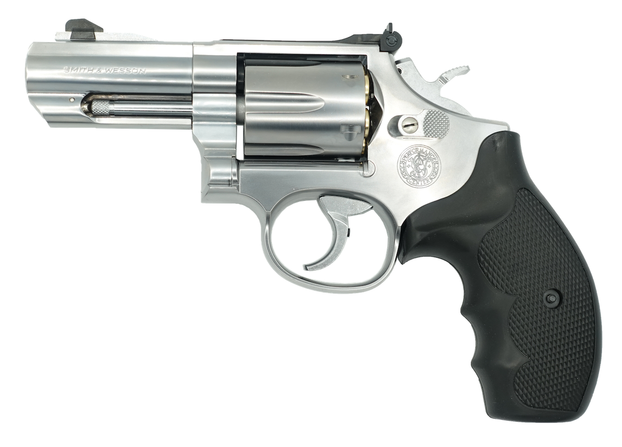 S&W M66 PC 3inch “F-Comp” Ver.3 モデルガン シルバー
