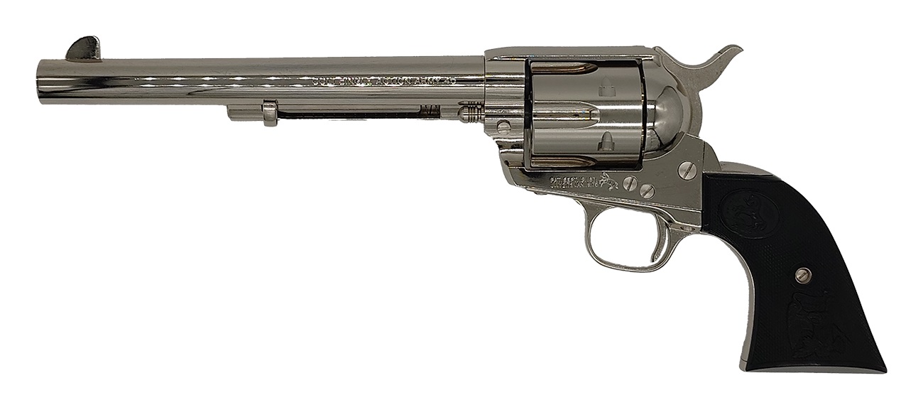 タナカ Colt’ Single Action Army 2nd Generation 7-1/2inch ニッケルフィニッシュ ABS ペガサス2 ガスリボルバー
