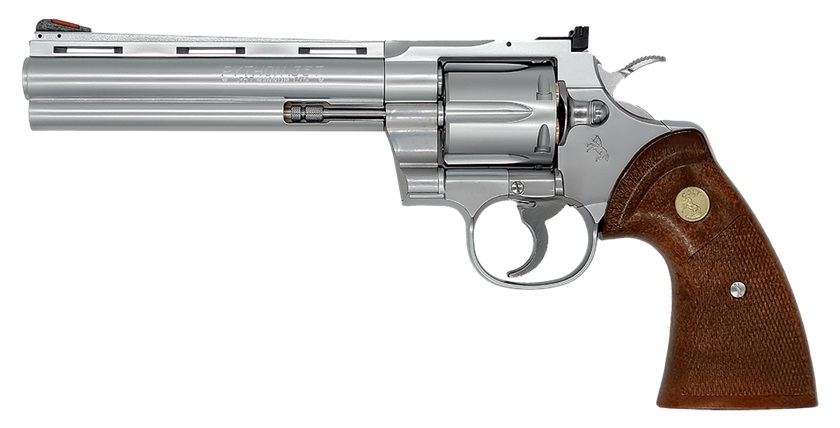 タナカ Colt Python .357Magnum 6inch “R-model” ステンレスフィニッシュ モデルガン