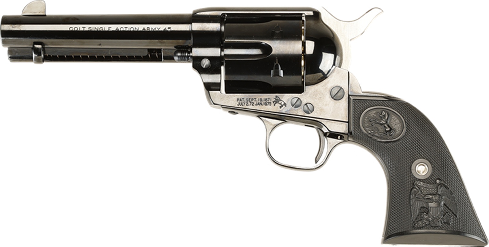 タナカ Colt’ Single Action Army 2nd Generation 4-3/4inch スティールフィニッシュ ペガサス2 ガスリボルバー