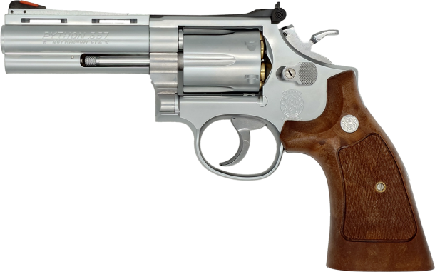 タナカ SMOLT Revolver 4inch Stainless Finish Ver.3 Square butt モデルガン