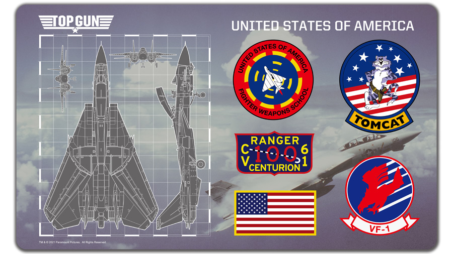 グルーヴガレージ 「TOP GUN」 ラバーマット F14