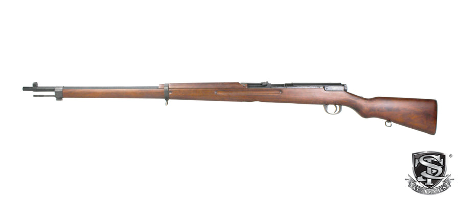 【JPバージョン】三八式歩兵銃（初期型）ボルトアクション エアーコッキングライフル (木製ストック)