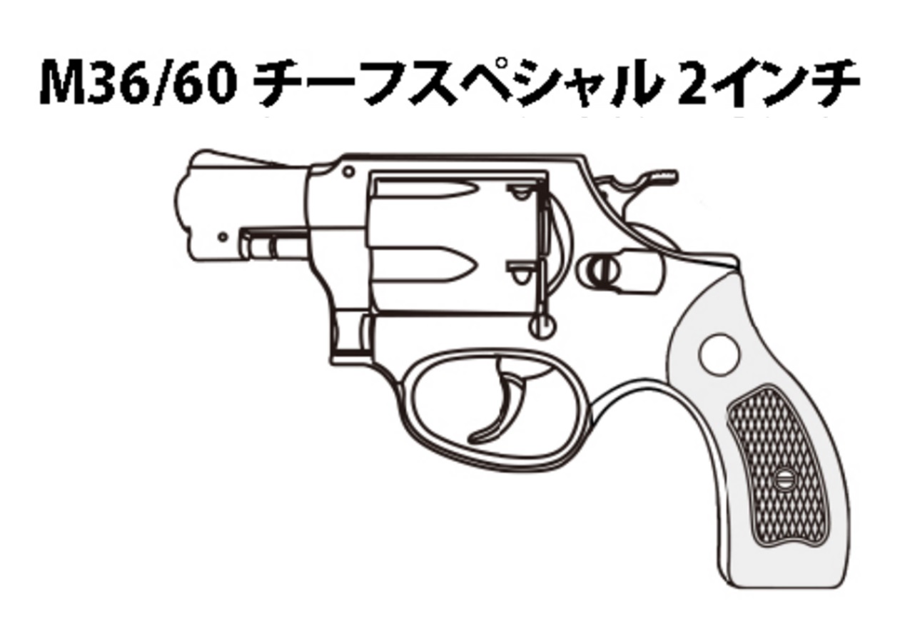 マルシン(Marushin) S&W M36/60 "チーフスペシャル" 6mmBB Xカート式ガスリボルバー