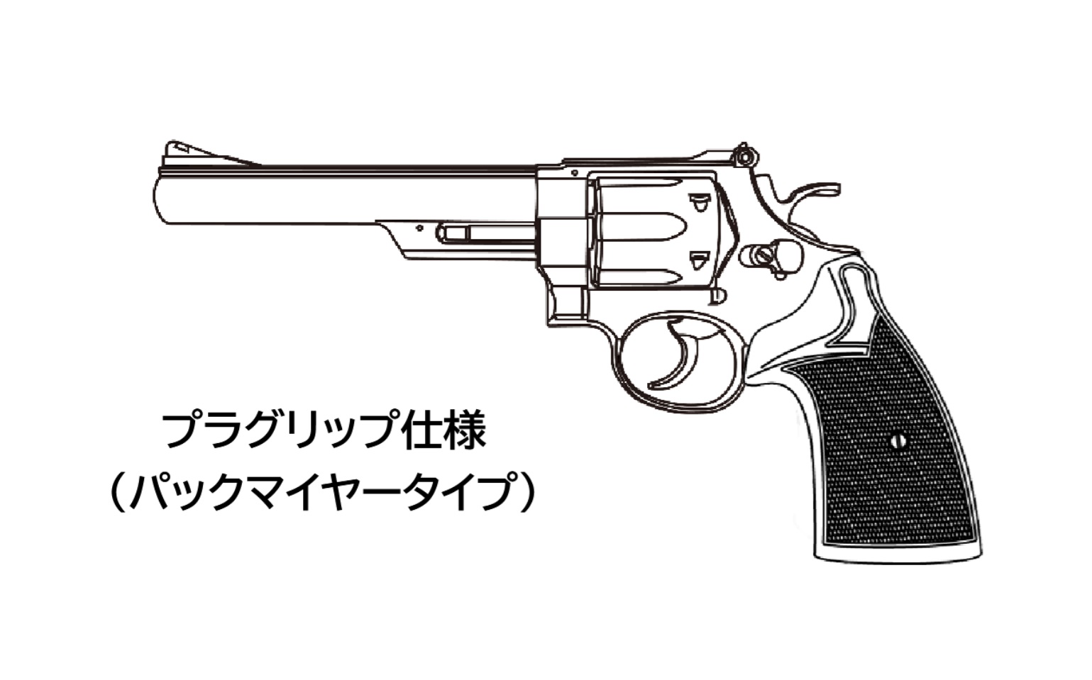 マルシン(Marushin) S&W M29/629 6.5inch プラグリップ ガスリボルバー