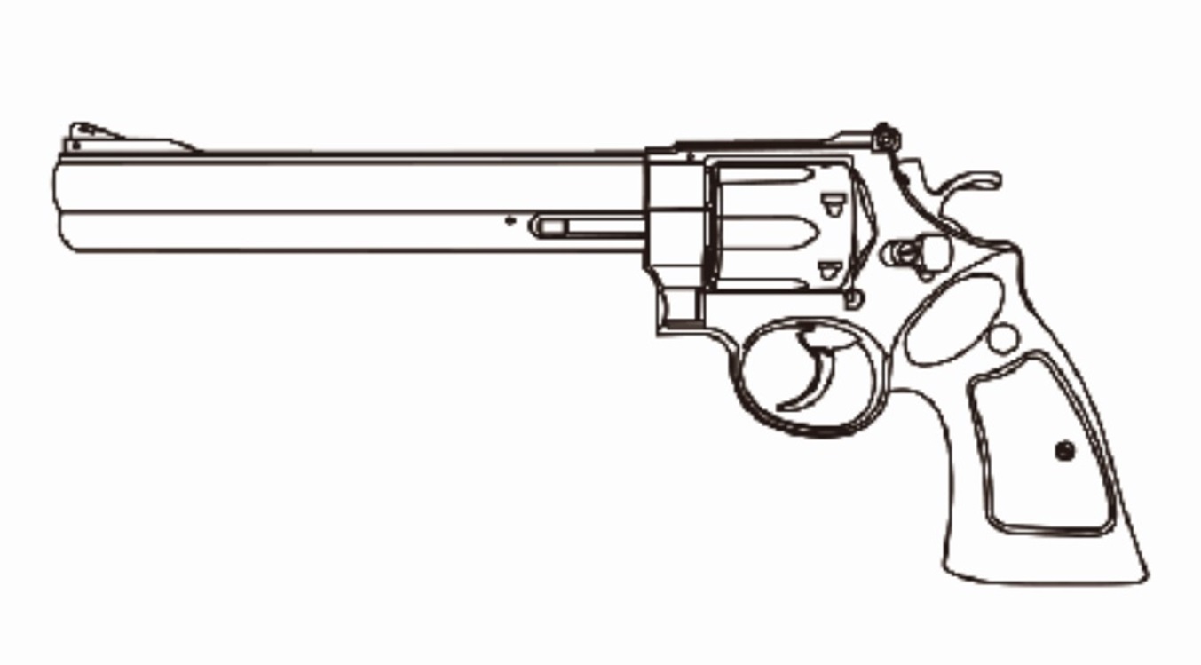 マルシン(Marushin) S&W M29/629 8-3/8inch 木製グリップ Xカート式ガスリボルバー