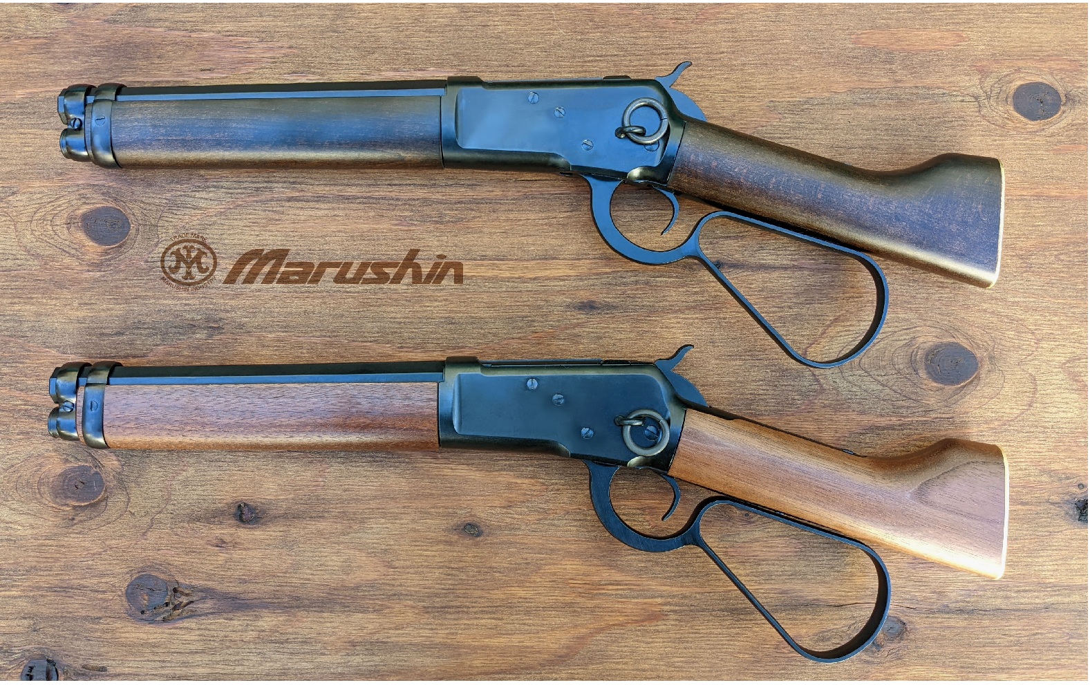 マルシン(Marushin) ウィンチェスター M1892 ランダルカスタム 6mmBB ガスレバーアクションライフル 【ストック材/ウォールナット】