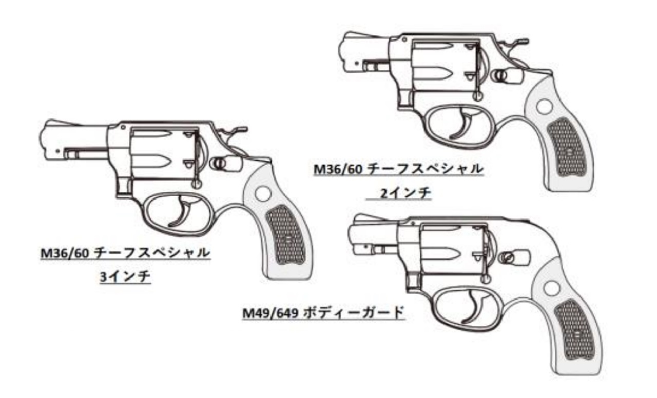 マルシン(Marushin) S&W M36/60/M49/649用 カッパーヘッドタイプ スペアXカートリッジ 5発セット