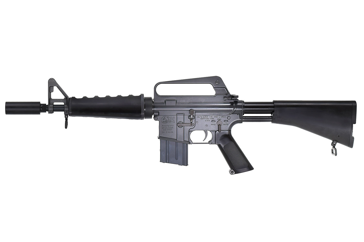 【JPバージョン】T8/CGS COLT M607 CAR-15 10inchバレル ガスブローバックライフル （マルイMWSマガジン互換）