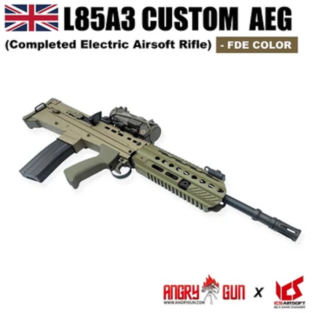 ★送料無料★【JPバージョン】 Angry Gun/ICS L85A3 AEG FDE