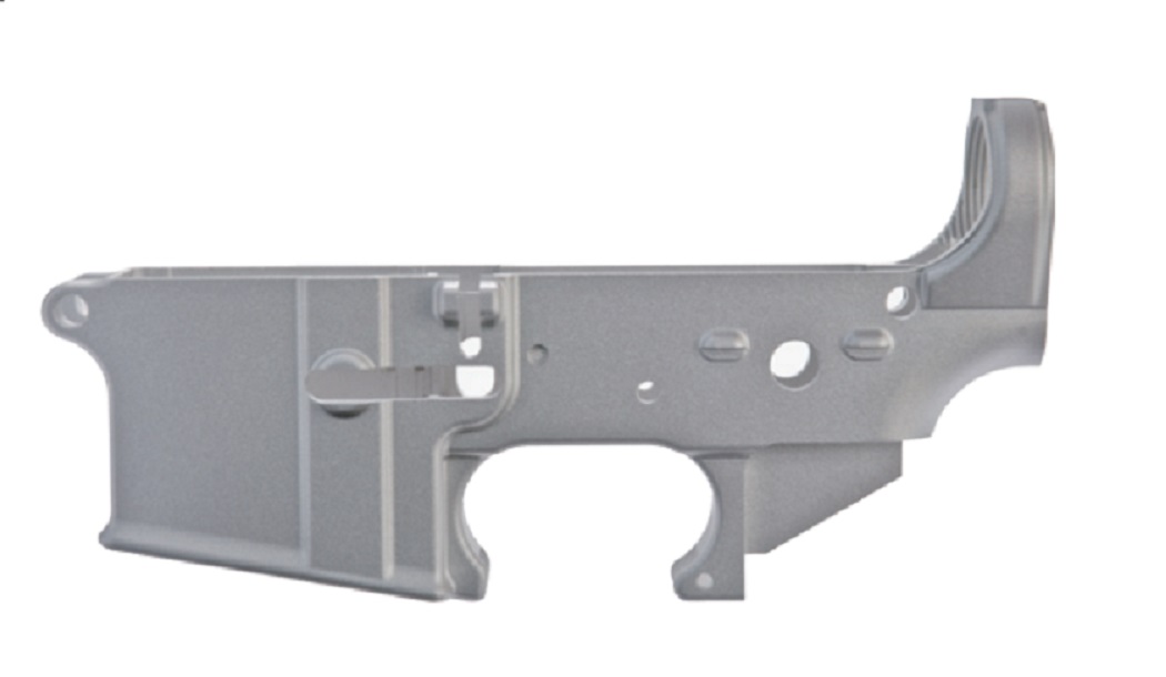 ★送料無料★ANGRY GUN マルイM4MWS対応 CNC ロアレシーバー (無刻印/M4スタイル/無塗装）