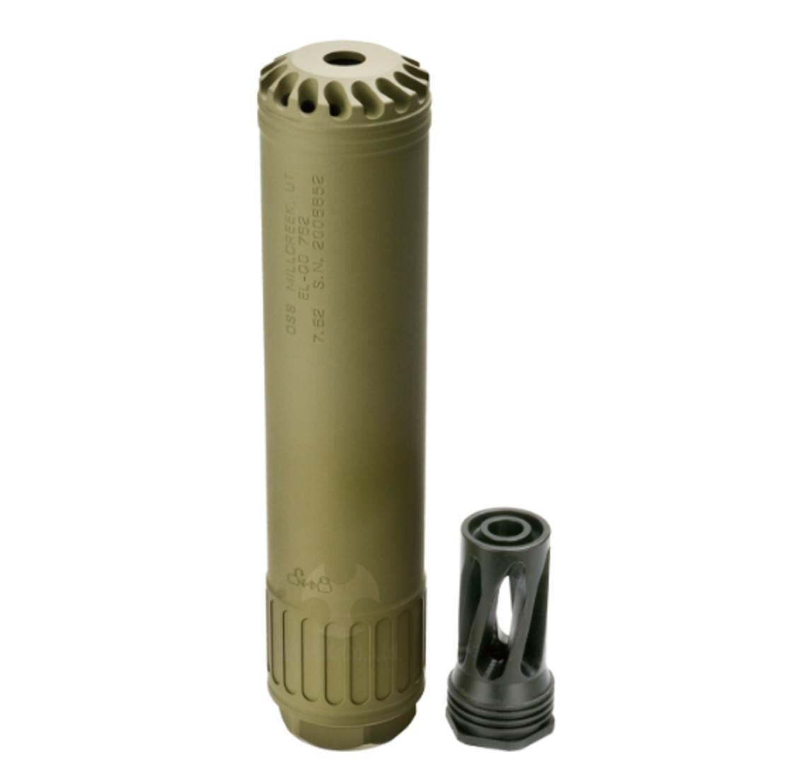 ANGRY GUN OSS SUPPRESSORS EL-QD 762タイプ QDサイレンサー&Muzzle Brake-QD 762タイプ フラッシュハイダーセット