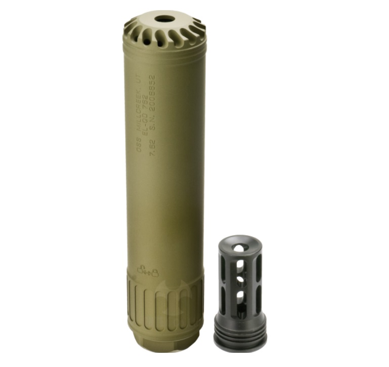 ANGRY GUN OSS SUPPRESSORS EL-QD 762タイプ QDサイレンサー&Comp-QD 762タイプ フラッシュハイダーセット