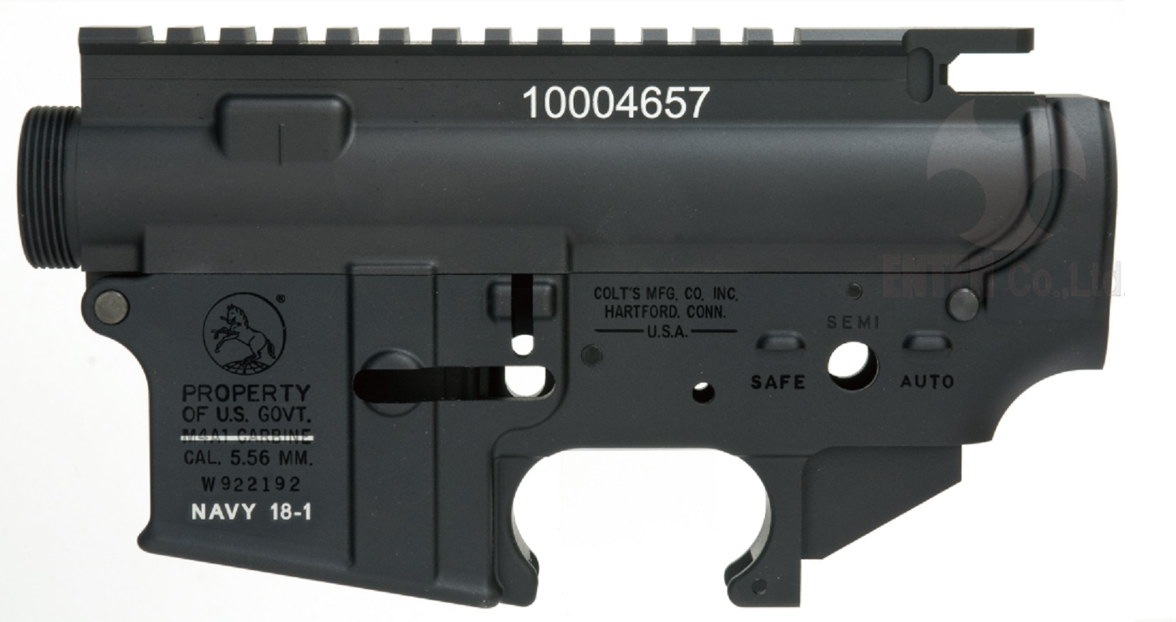 ANGRY GUN マルイM4MWS対応 MK18 MOD.1 レシーバーセット (ロールスタンプ仕様/6061-T6アルミ）