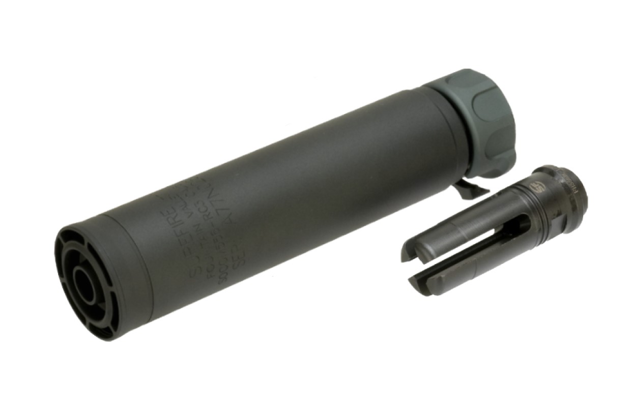 ANGRY GUN SureFire SOCOM556-RC3 サイレンサー&FH-556-RC ハイダーセット BK