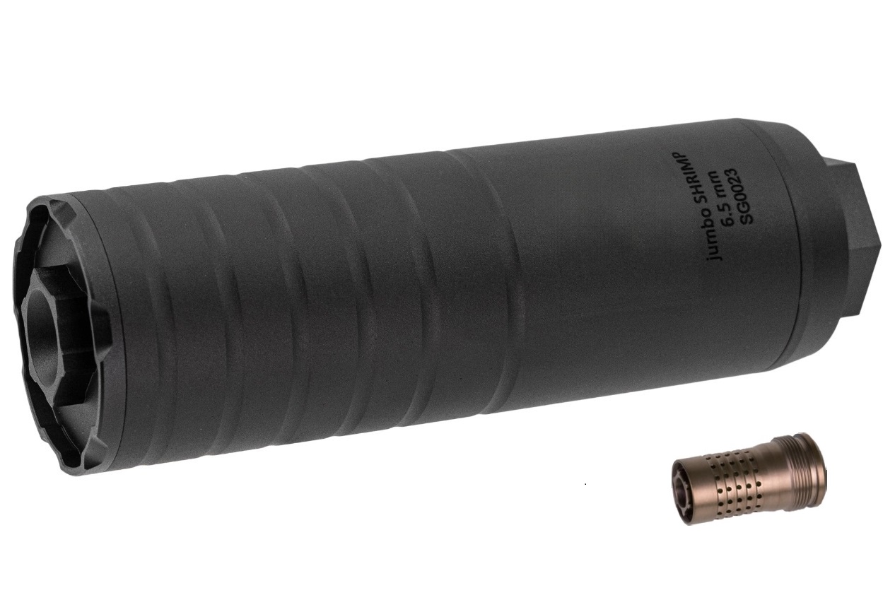 C&C Tac Jumboタイプ ダミーサイレンサー CBスチールフラッシュハイダーセット 14mm逆ネジ