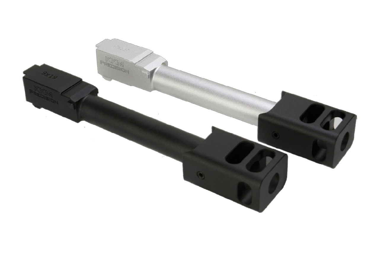 C&C Tac KKM Gen.5タイプ アウターバレル＆コンペンセイターセット (東京マルイ Glock17 Gen.5 MOS対応) 【BK/SV】