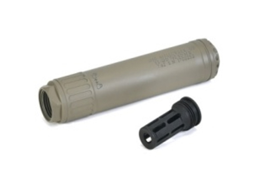 CRUSADER M110A1サイレンサーセット (14mm逆ネジフラッシュハイダー付属)