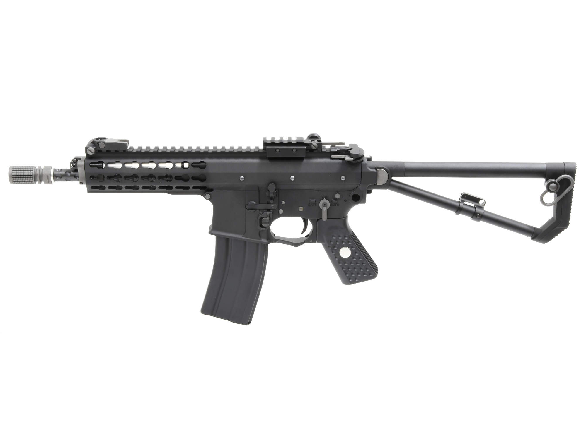 EMG Knight's Armament PDW M2 GBB/Compact 8in (Black) [ガスガン]