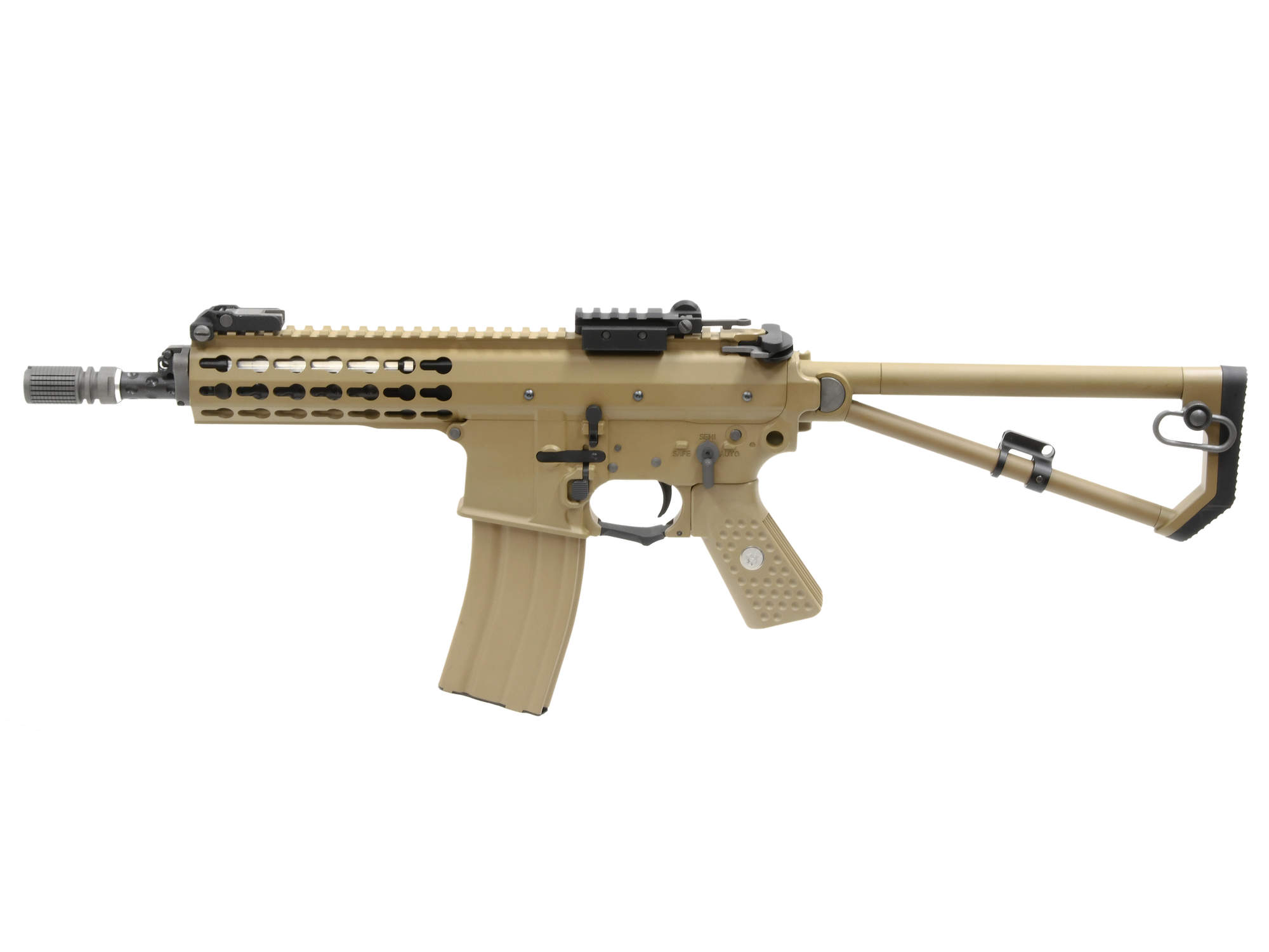 EMG Knight's Armament PDW M2 GBB/Compact 8in (Tan) [ガスガン]