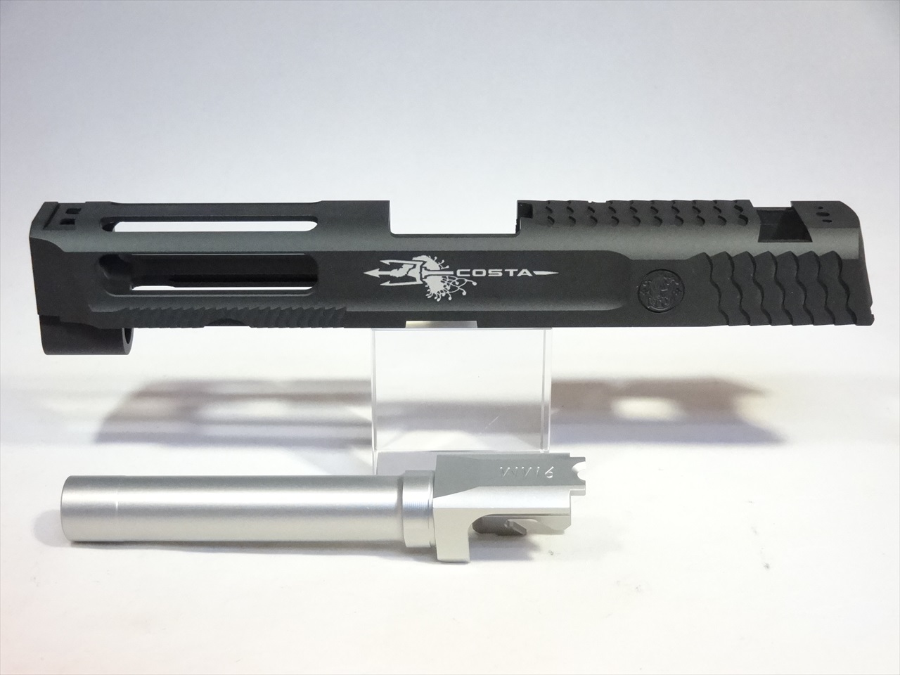 DETONATOR S&W M&P9 ATEi Costa Edition カスタムスライド 4.25インチモデル-BK マルイ M&P9 GBB対応