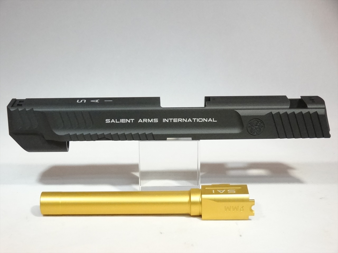 DETONATOR S&W M&P9 Salient Arms Tier2 カスタムスライド 5インチモデル-BK マルイ M&P9 GBB対応