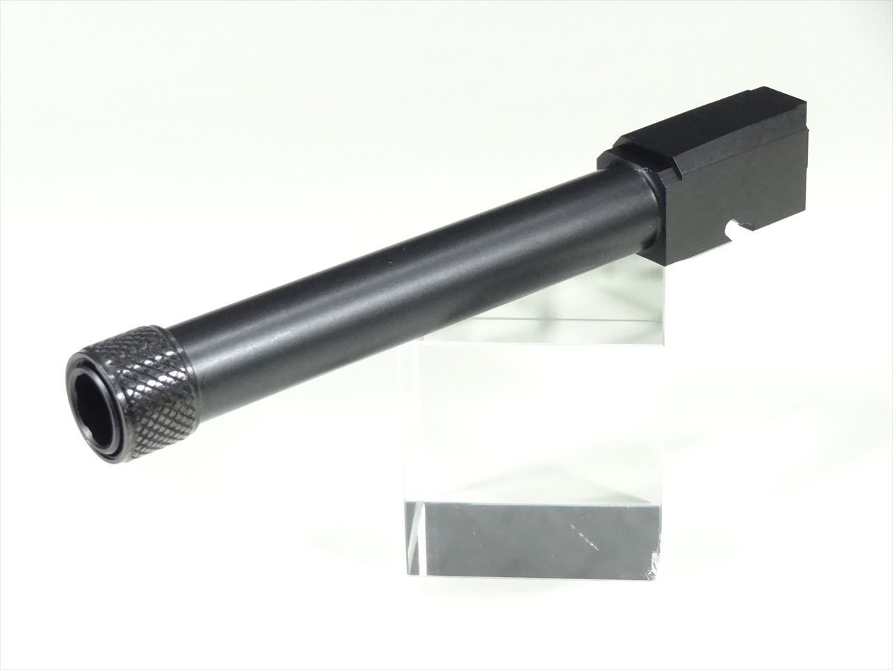 DETONATOR KJ-Works CZ P-09 DUTY用 サイレンサー対応アルミアウターバレル BK （14mm正ネジ）