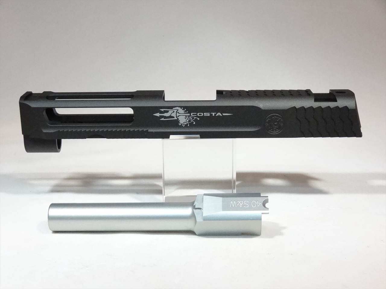 DETONATOR WE M&Pスタンダード対応 S&W M&P.40 ATEi Costa Edition 4.25インチモデル カスタムスライド BK