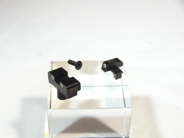 DETONATOR 東京マルイ XDM対応 Trijicon SP-01タイプ スチール フロント/リアサイトセット