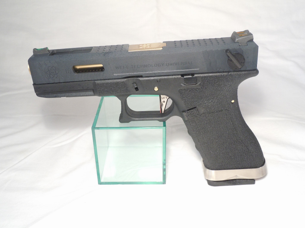 WE G18C FORCE カスタム GBB BKスライド BKフレーム Golｄバレル