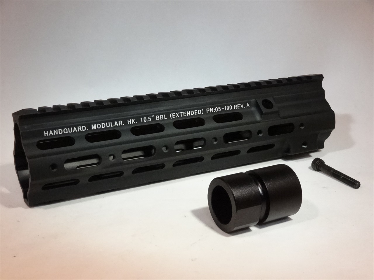 DYTAC Gスタイル SMR 10.5インチ レールシステム WE HK416 GBB対応 BK