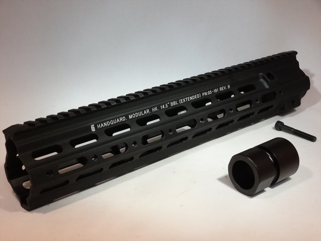 DYTAC Gスタイル SMR 14.5インチ レールシステム WE HK416 GBB対応 BK
