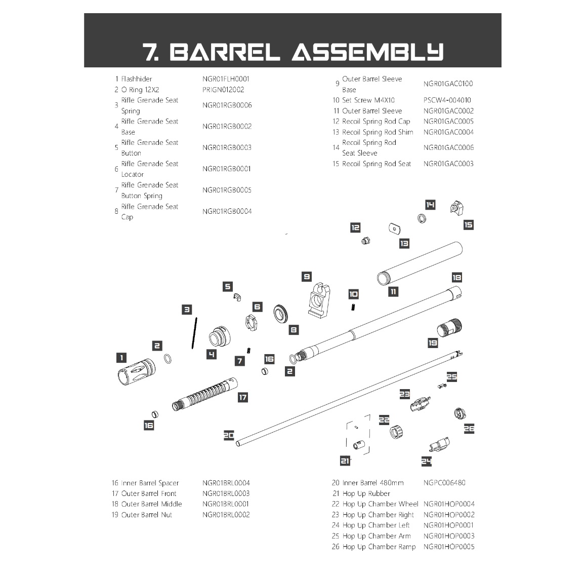 GunPoint FAMAS GBBパーツ/07