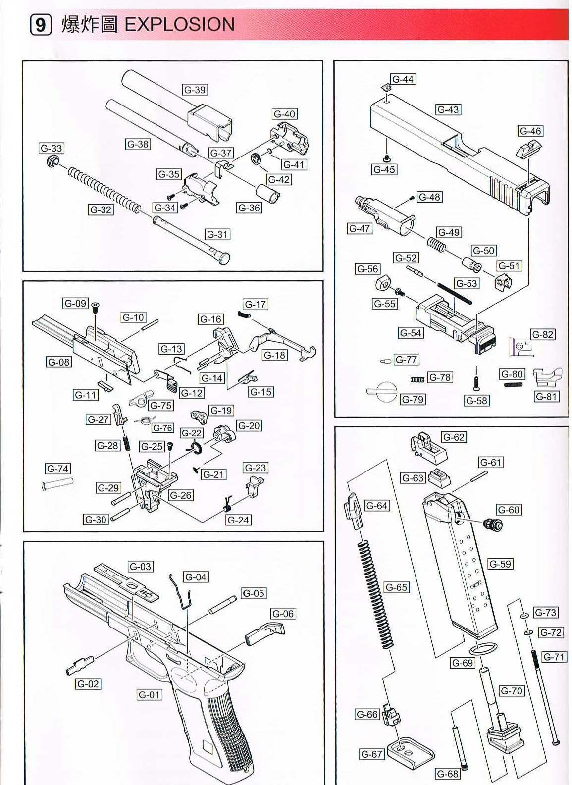 WE Glock GBB フルオート用