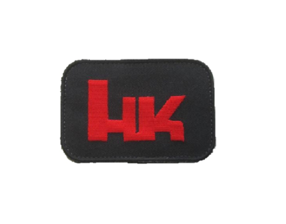 Heckler & Koch HKロゴパッチ Red/Black (80x60mm)