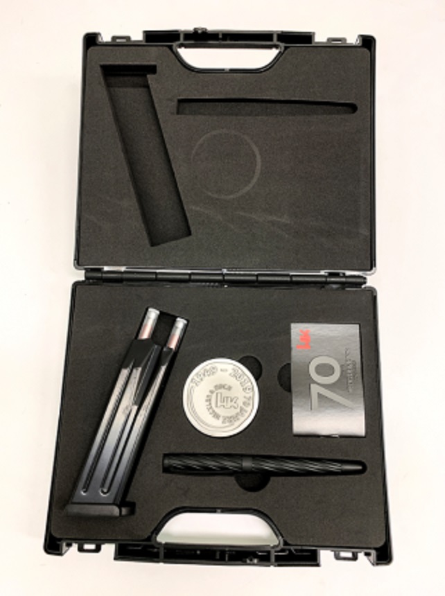 Heckler & Koch 70th Anniversary 記念ボールペンセット (SFP9ピストルケースパッケージ)