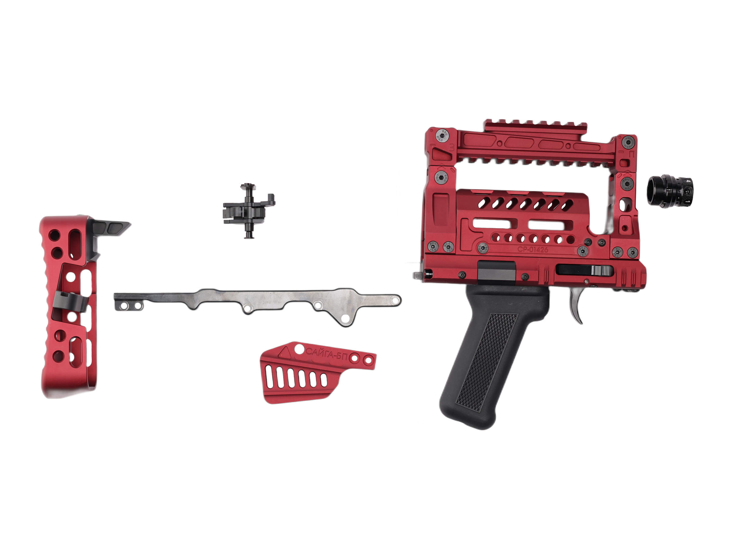 ITP Groza12コンバージョンキット/マルイSAIGA SBS用 (Red)