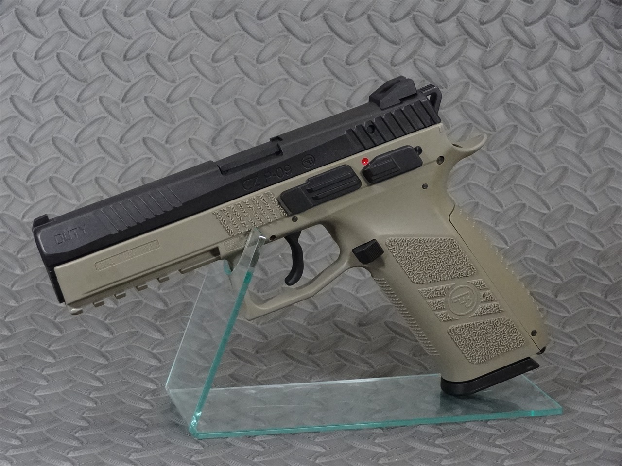 KJ-Works CZ P-09 DUTY GBB TAN