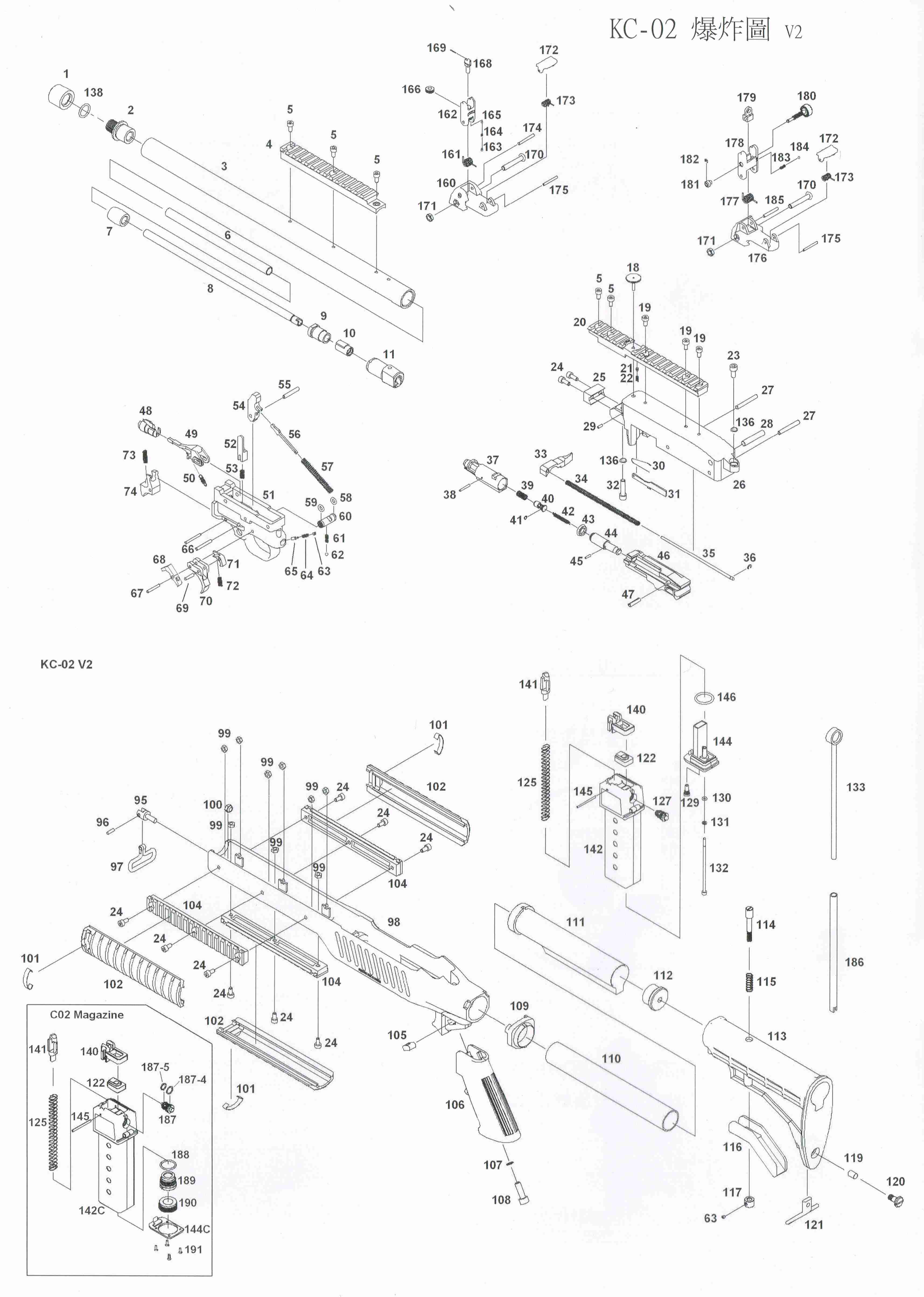 KJ KC-02 パーツリスト