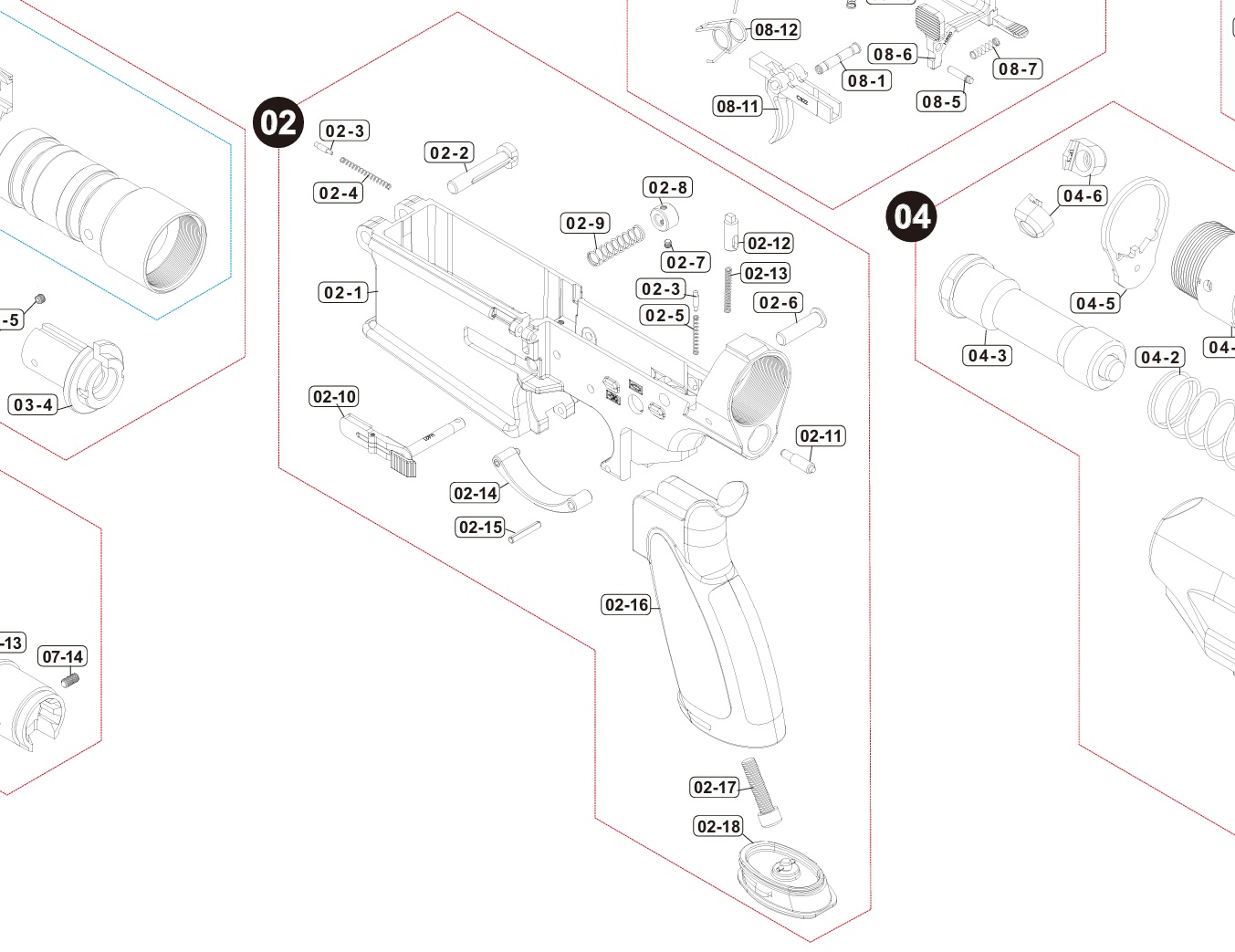 VFC M110A1 GBBパーツ/02