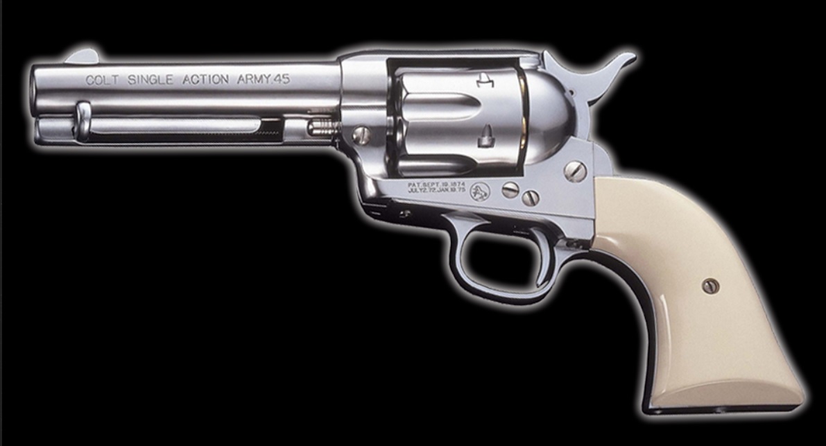 コルトS.A.A.45ピースメーカー・Xカートリッジシリーズ スーパークロームシルバー