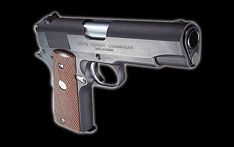 Marushin Colt COMBAT COMMANDER BK HW モデルガン