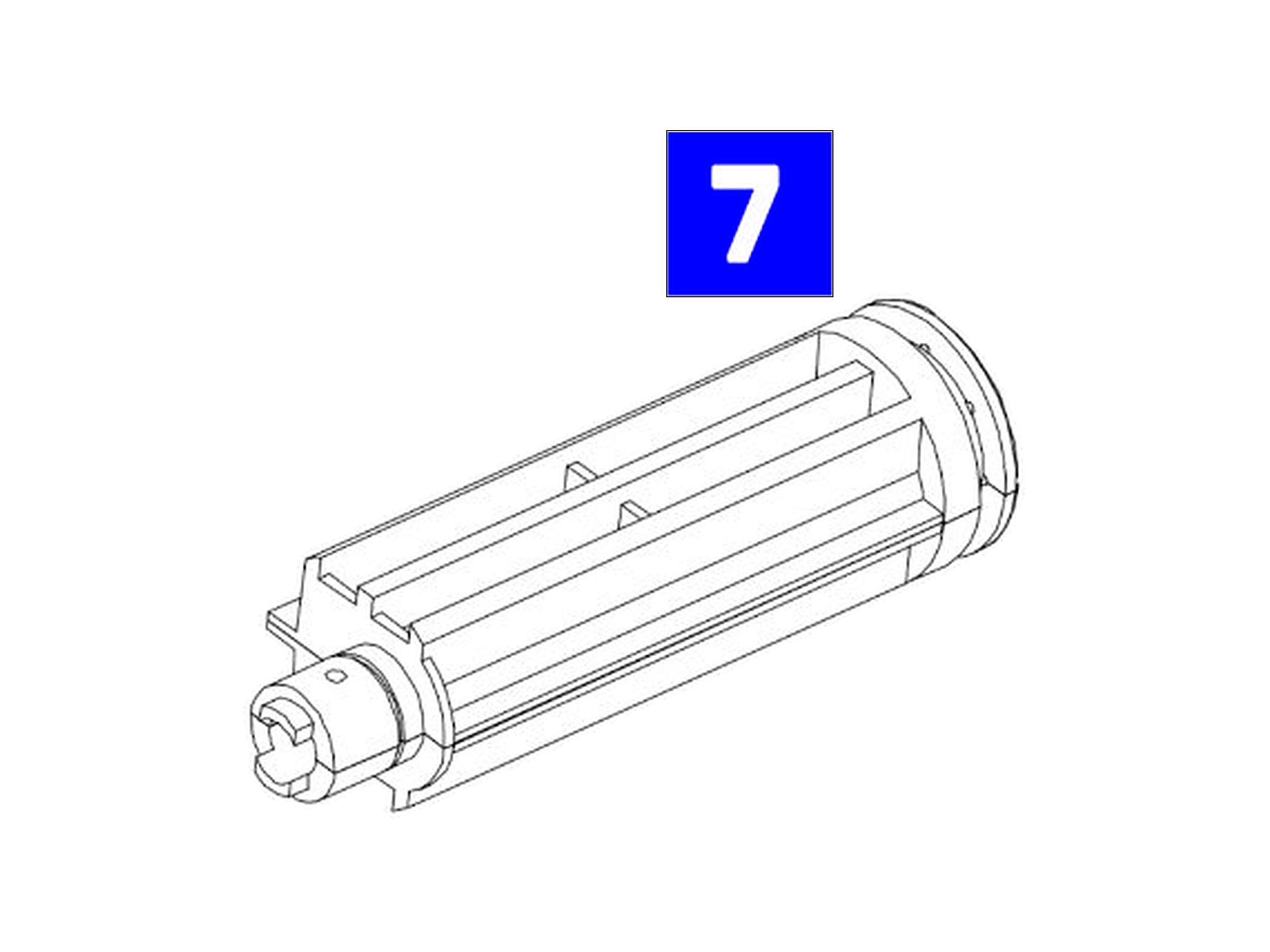 North East Sten Mk2 BSA GBBパーツ/01-07 ノズルフレーム [NGS01NOZ020]