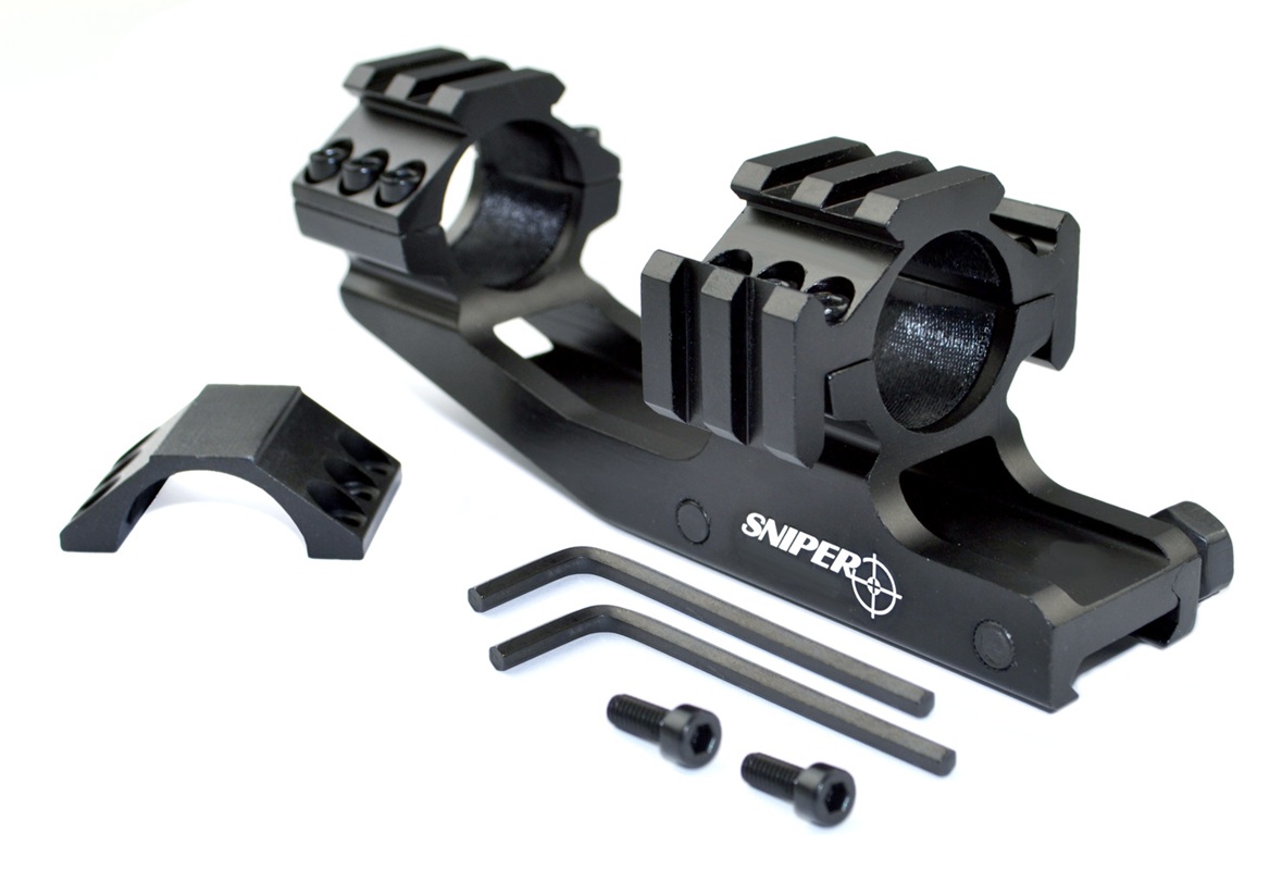 PRESMA EX614 カンチレバー 1インチ スコープマウント BK