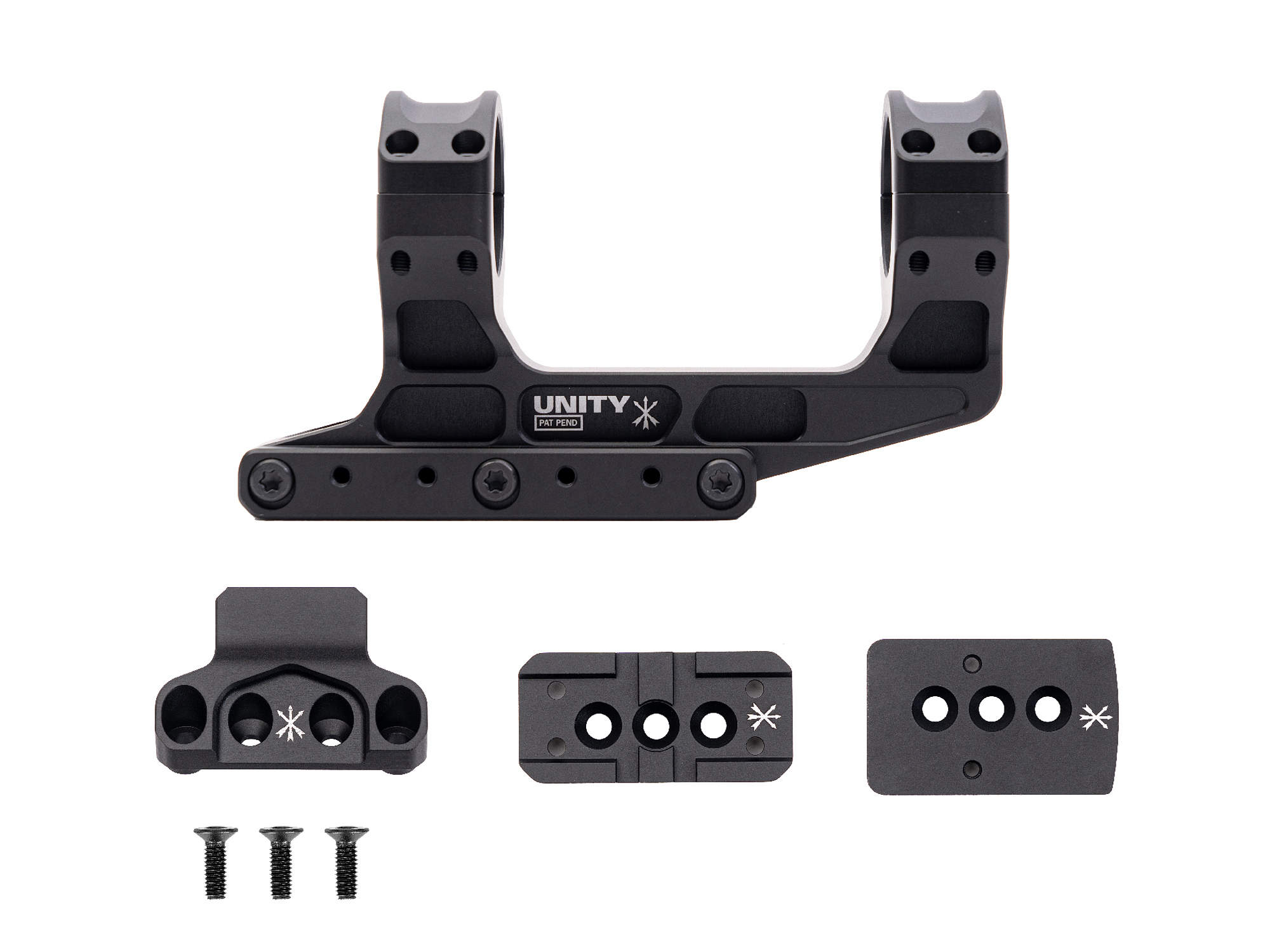 PTS UnityTactical FAST LPVO オプティクスマウントセット (Black)