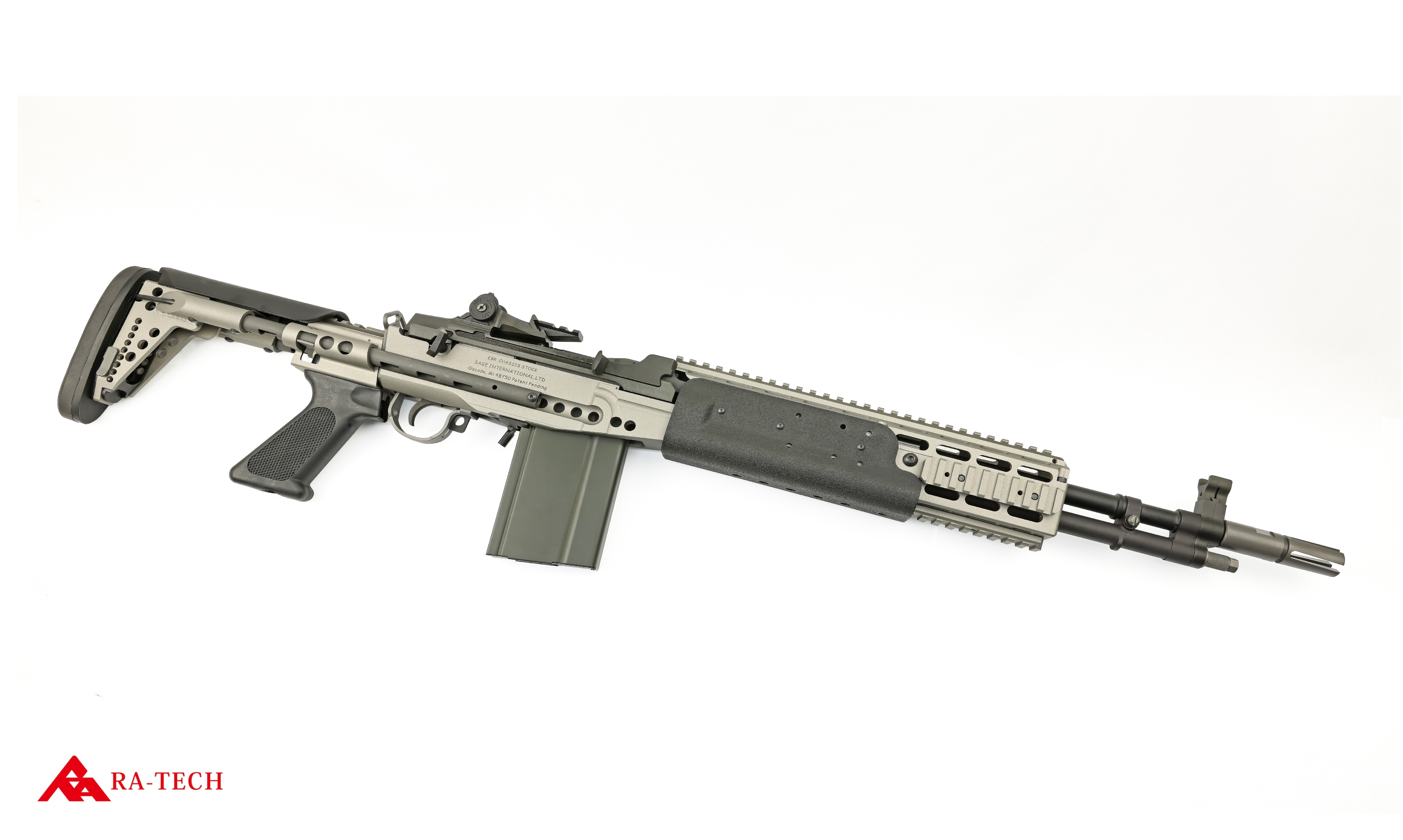 【LV3カスタム】WE M14 EBR MOD.0 セラコート チタンカラー SFA + SAGE刻印Ver.